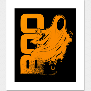 Ghost Of Disapproval - Orange Clean V.2 Posters and Art